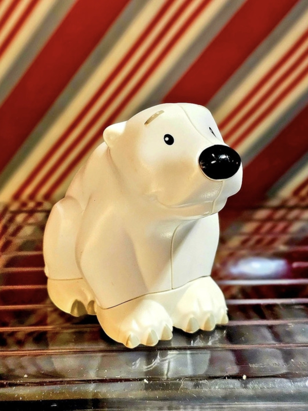 Fisher Price Little People Zoo Animals White Polar Bear 2018